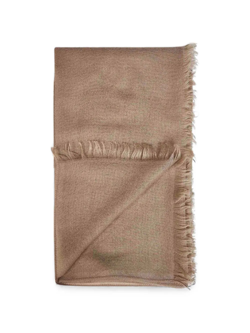Brown scarf, front view
