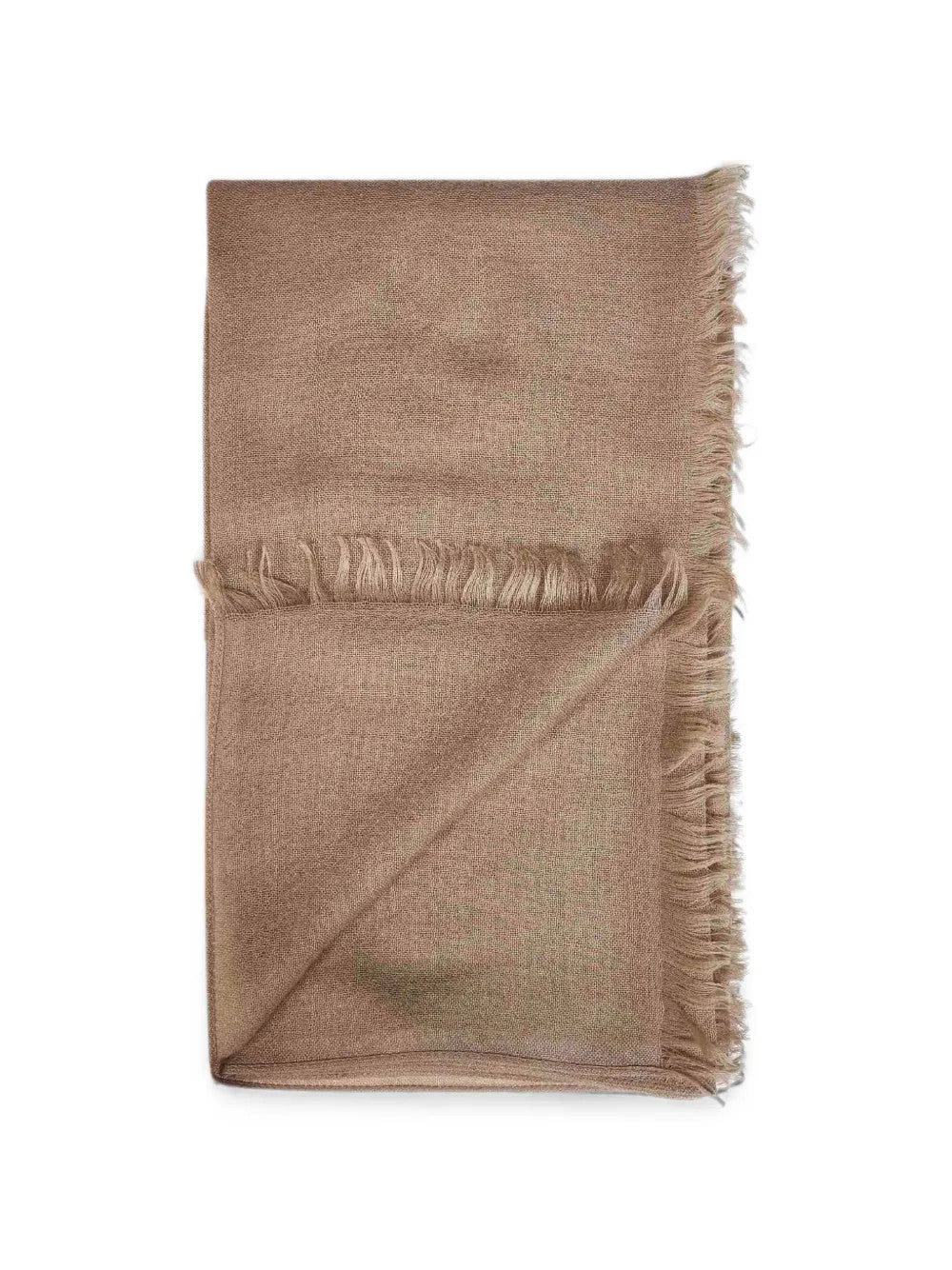 Brown scarf, front view