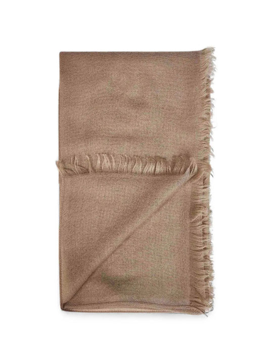 Brown scarf, front view