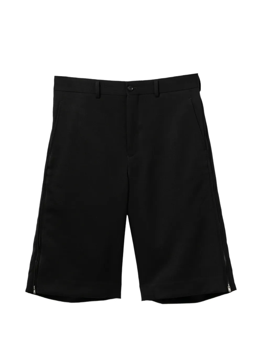 Black shorts, front view