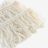 ANN DEMEULEMEESTER - Unisex Drina Cable Knit Ladder Stitchfringed Scarf
