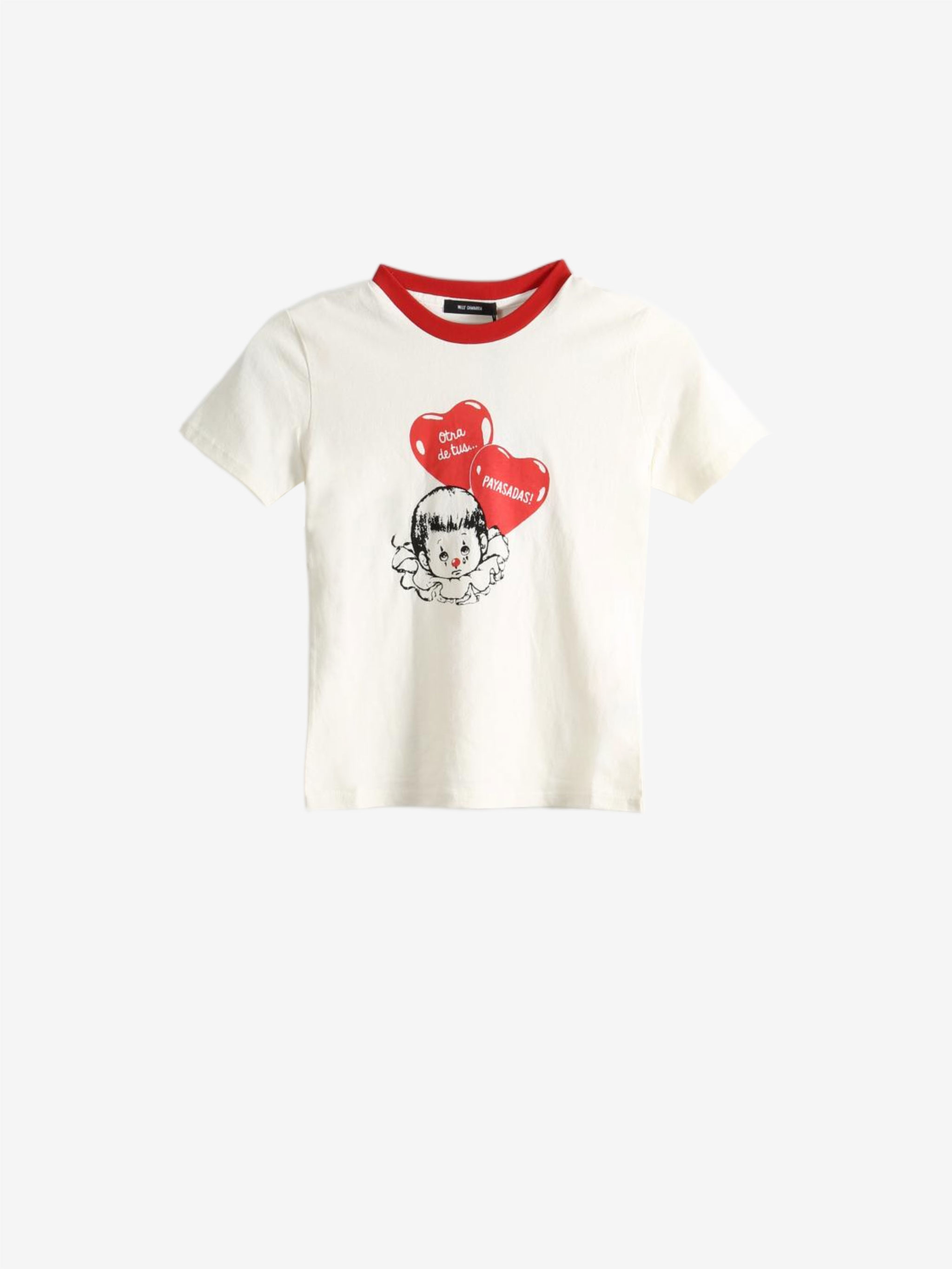 Tan t-shirt, front view