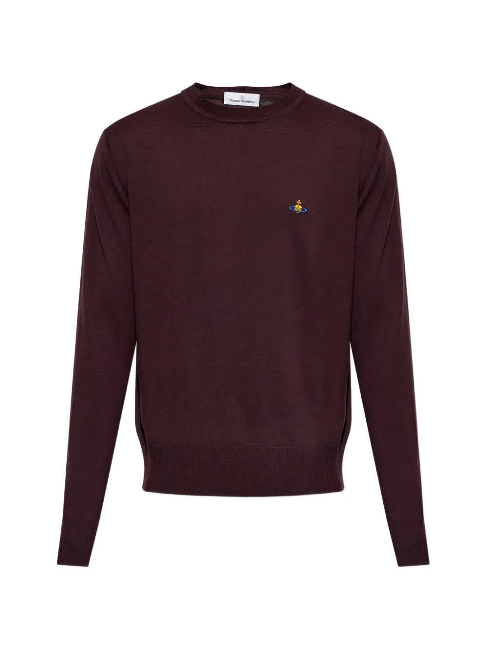 Burgundy hoodie, front view
