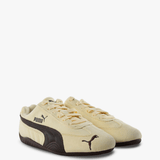Tan shoes, front view