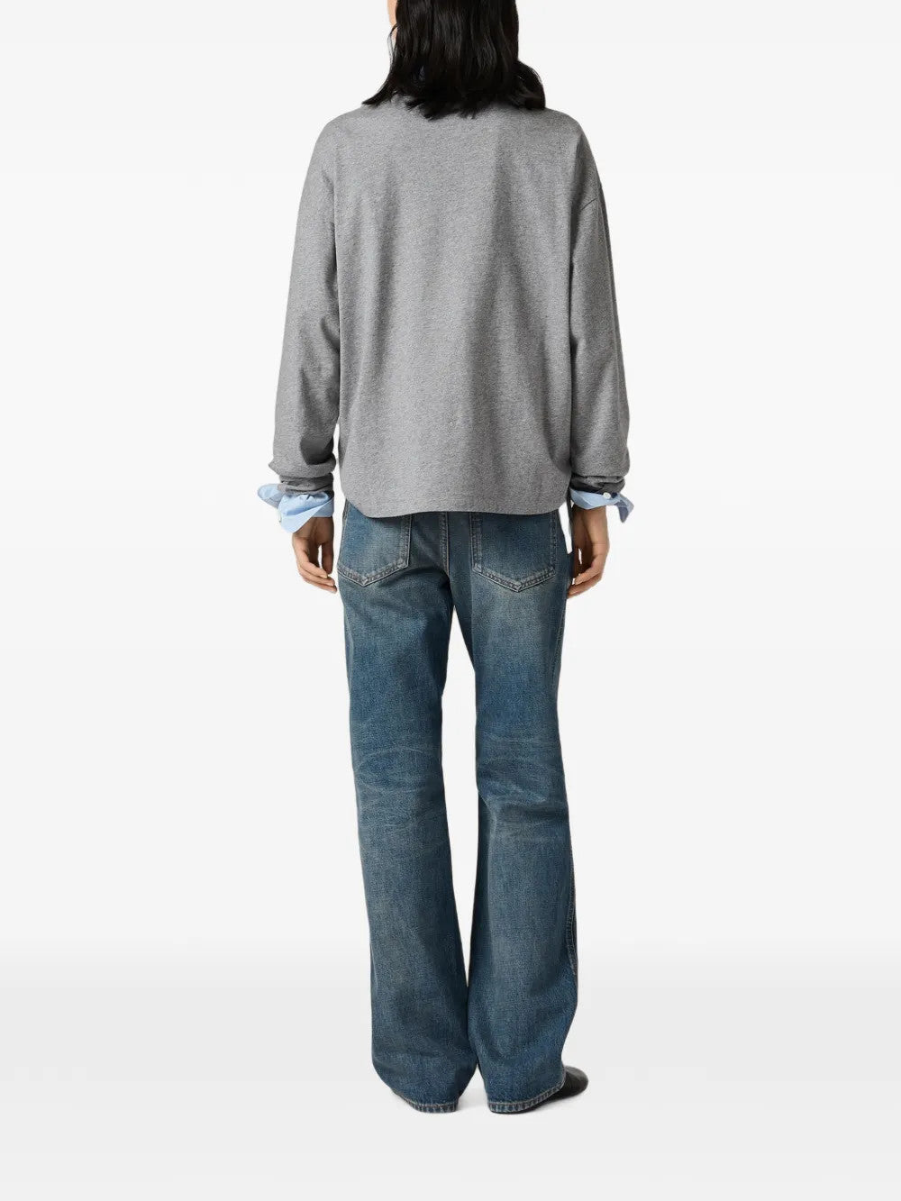 Blue jeans, full body view