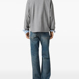 Blue jeans, full body view