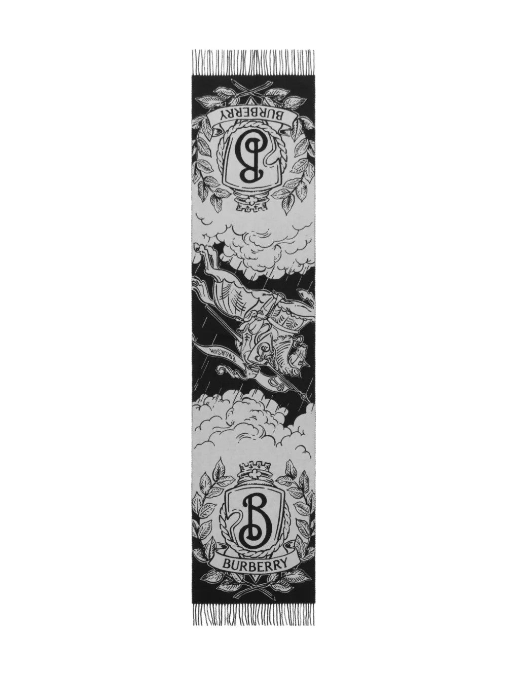 Black scarf, front view