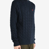 POLO RALPH LAUREN - Men Long-Sleeve Cotton Cable Knit 1/2 Zip Sweater