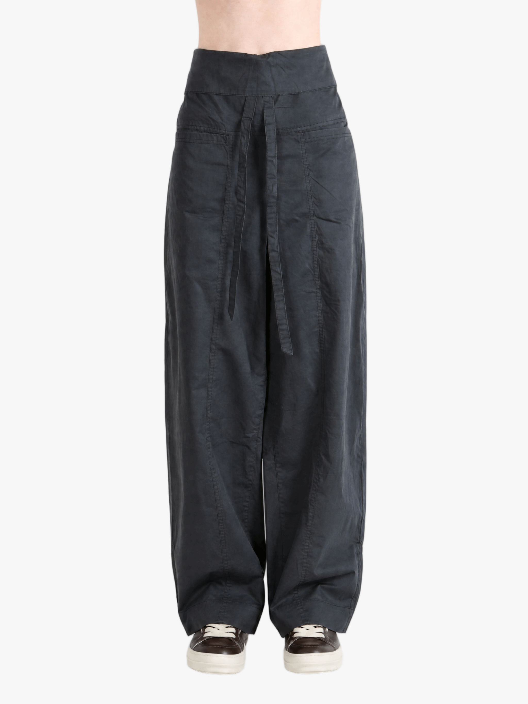 Black pants, full body view