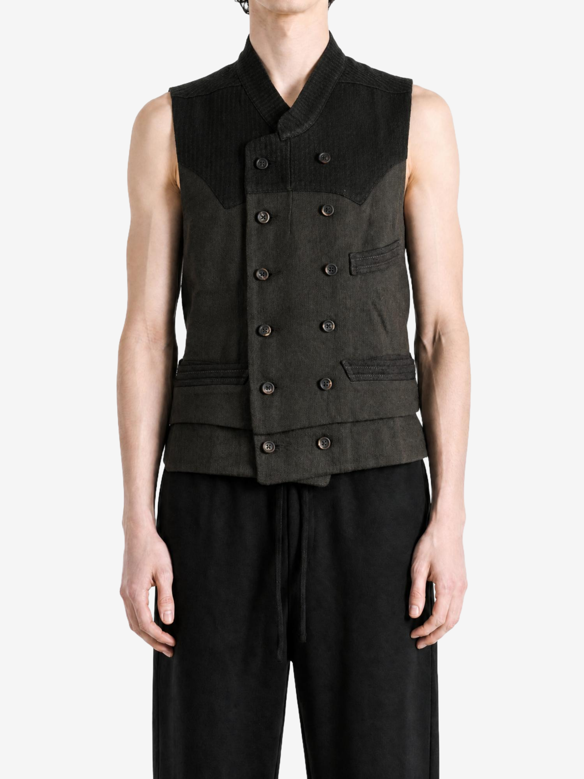 Black jacket, full body view