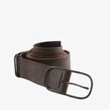 Brown accessories, front view