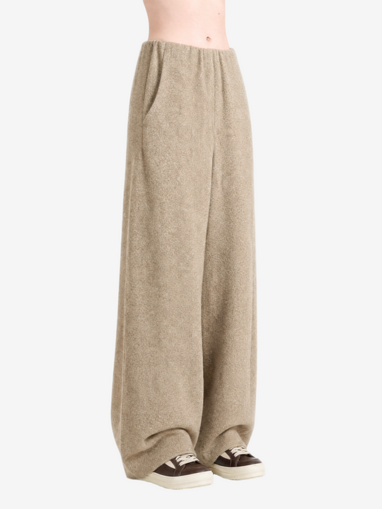 Tan pants, full body view
