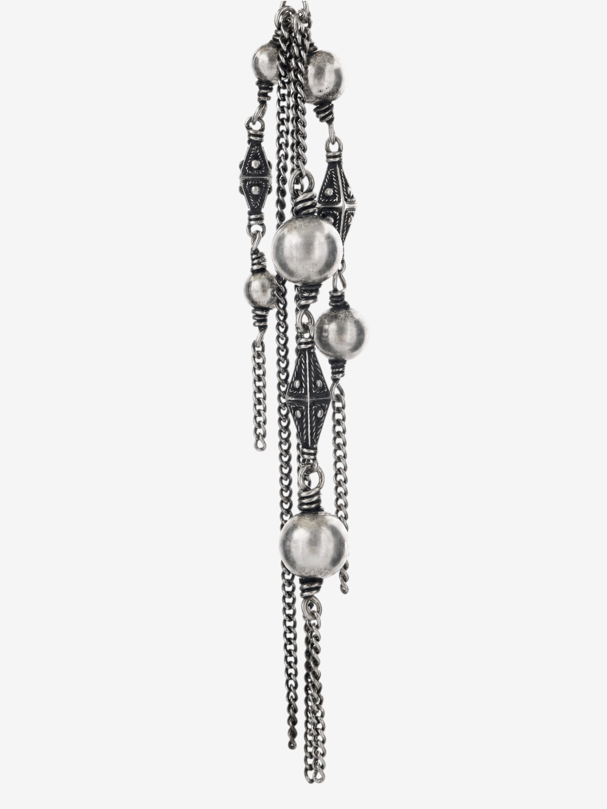 Grey accessories, front view