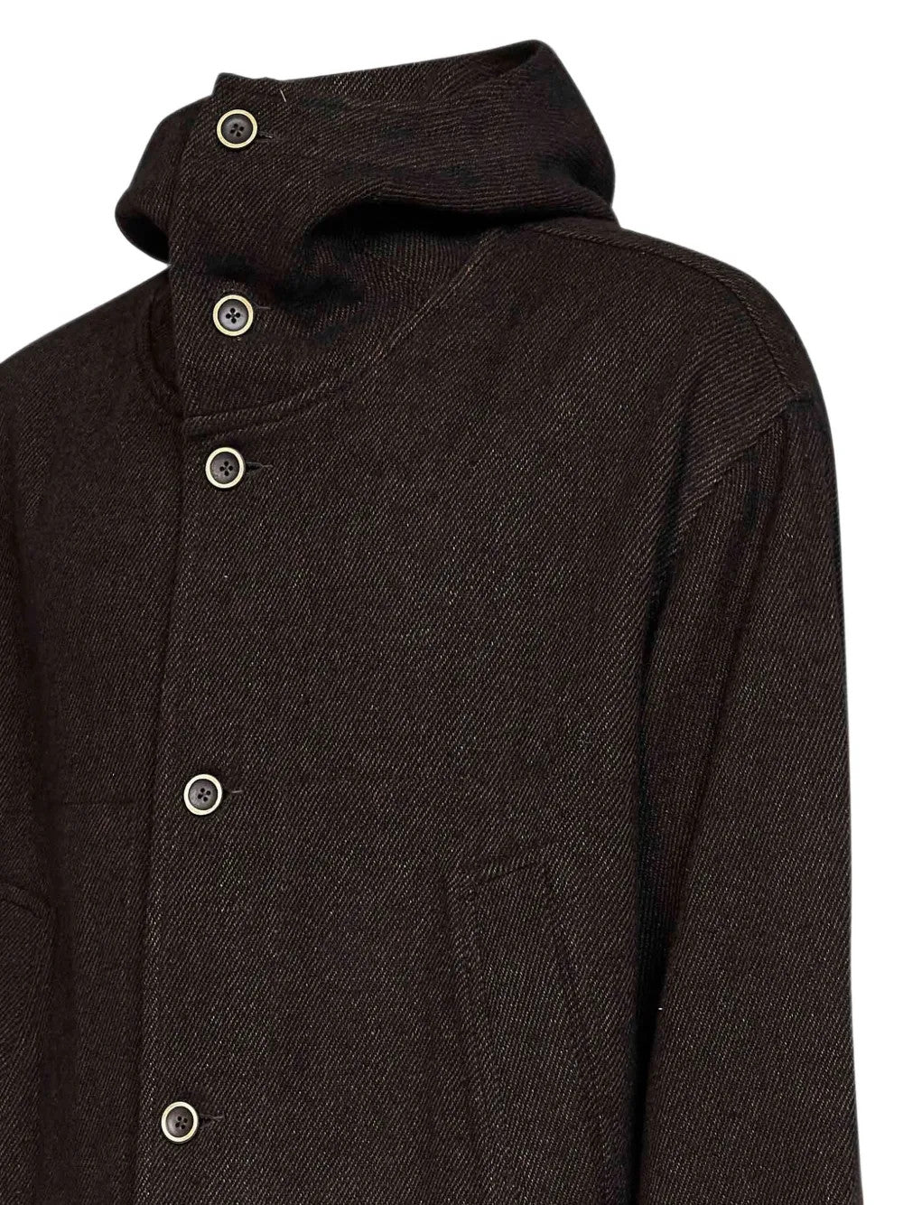 Brown jacket, front view