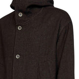 Brown jacket, front view