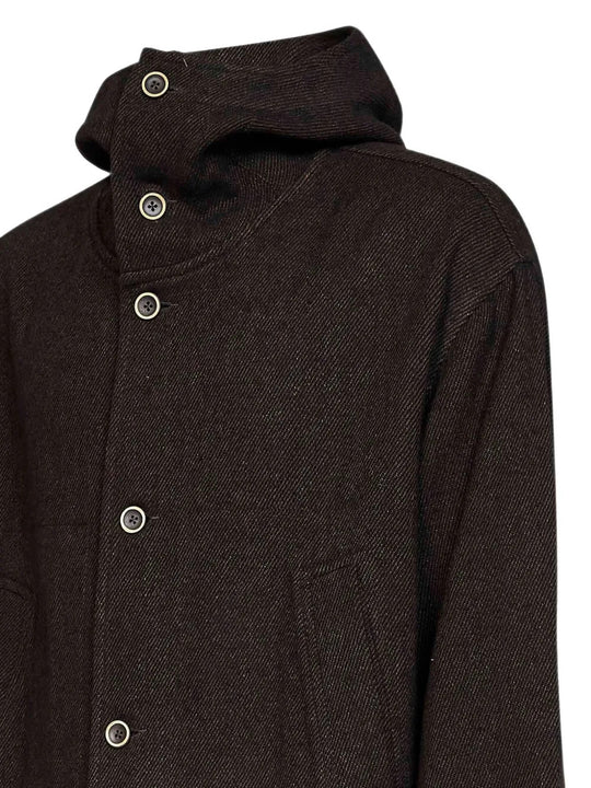 Brown jacket, front view