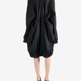 Black dress, full body view