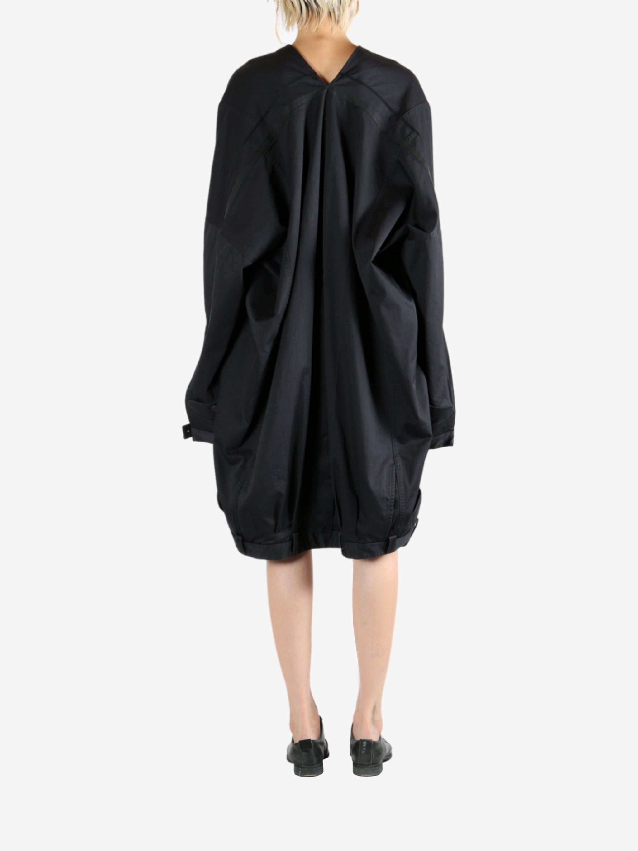 Black dress, full body view