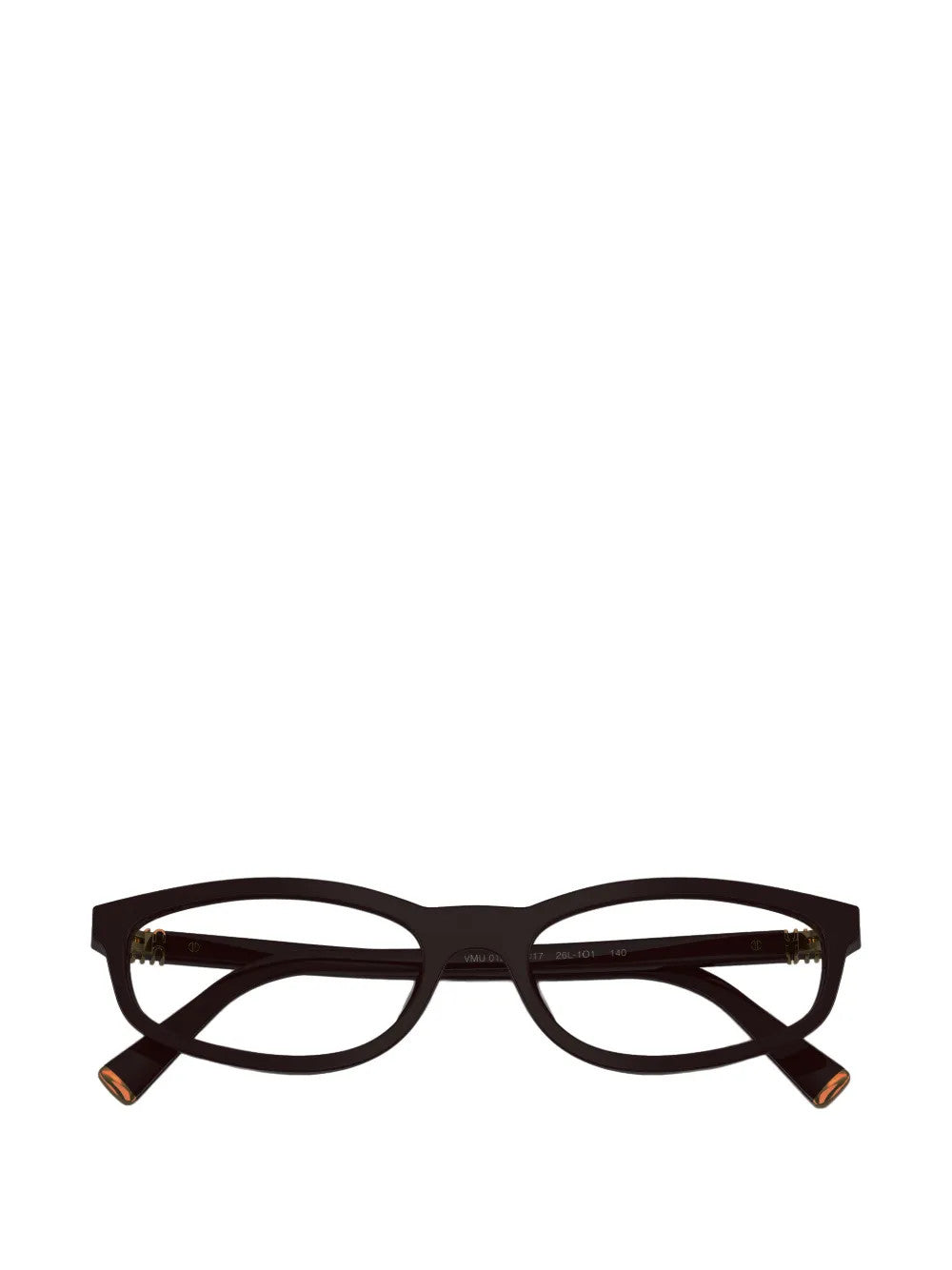 Brown eyewear, front view