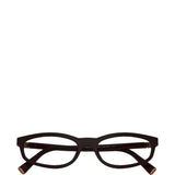 Brown eyewear, front view