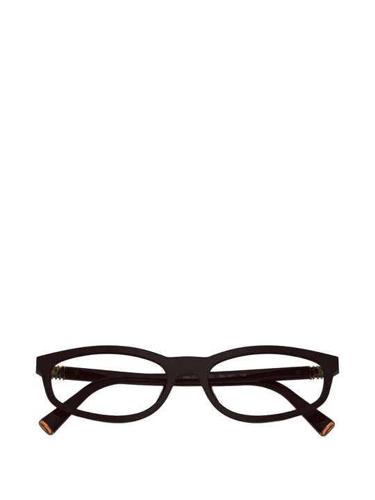 Brown eyewear, front view