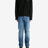 Black hoodie, full body view