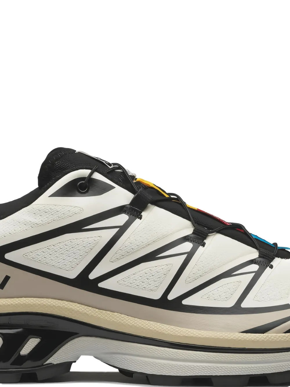 Tan shoes, side view