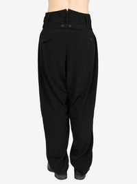 YOHJI YAMAMOTO POUR HOMME - Men M-Back Belt Tuxedo Pants