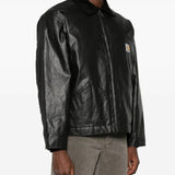 Black jackets worn by a person, showing the jackets fit