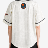 A BATHING APE - Men Solid Camo Multi Logo Baseball Short Sleeve Shirt