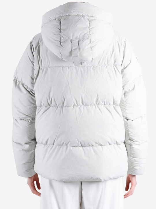 Tan jacket, full body view