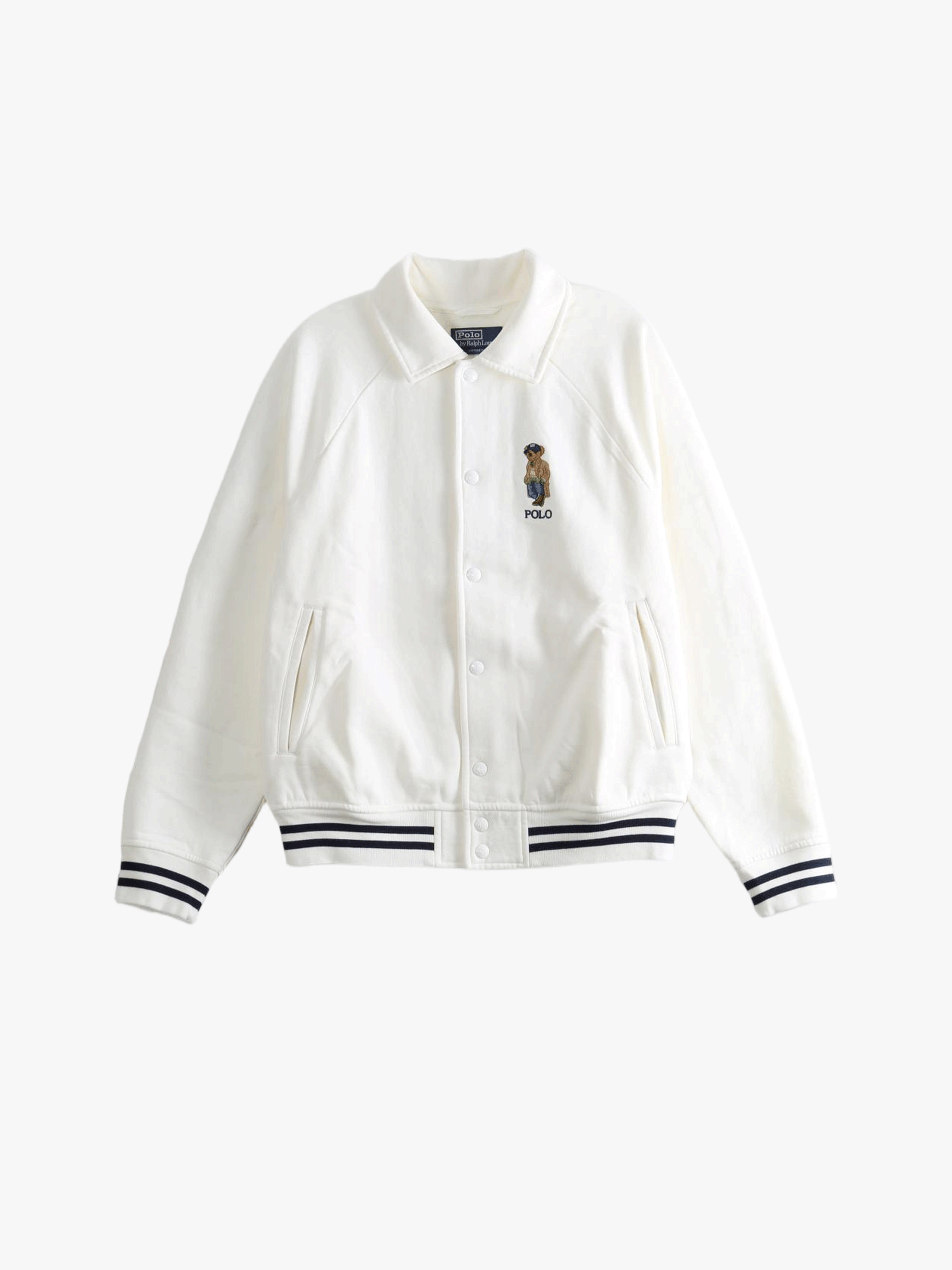 White jacket, front view