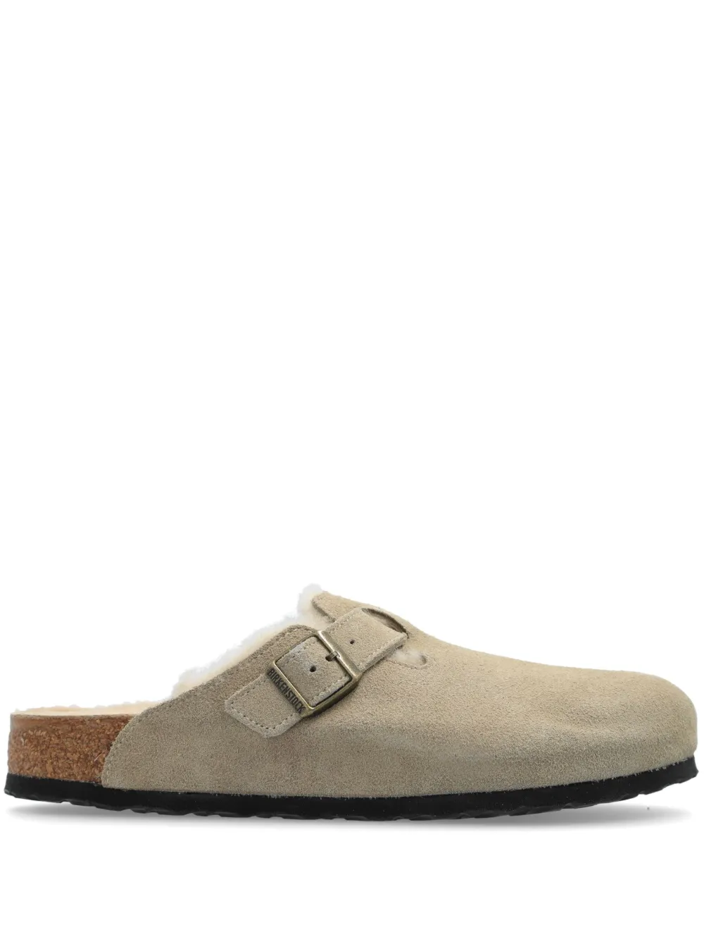 Tan sandals, front view
