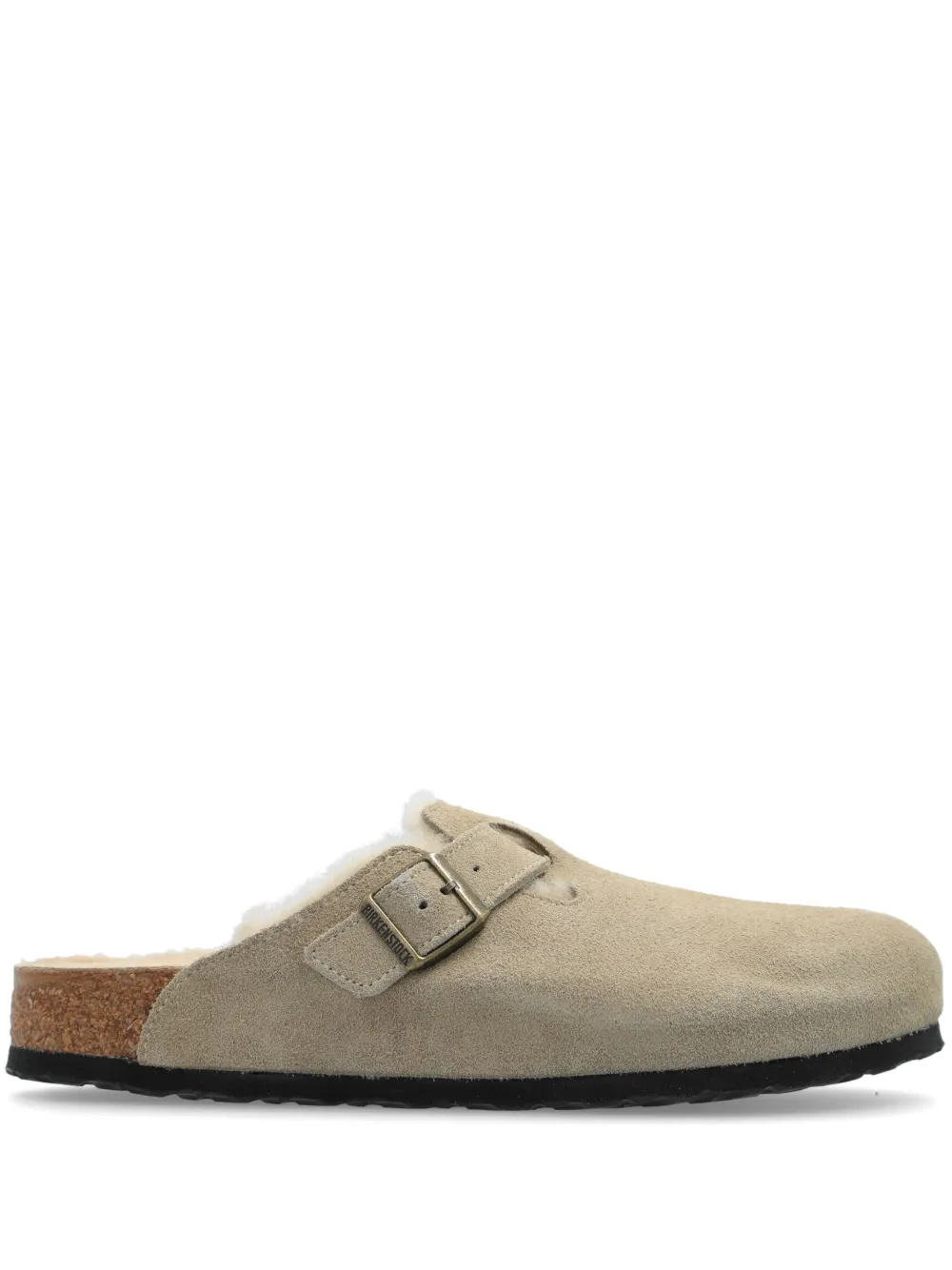 Tan sandals, front view