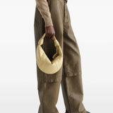 Tan bag, side view