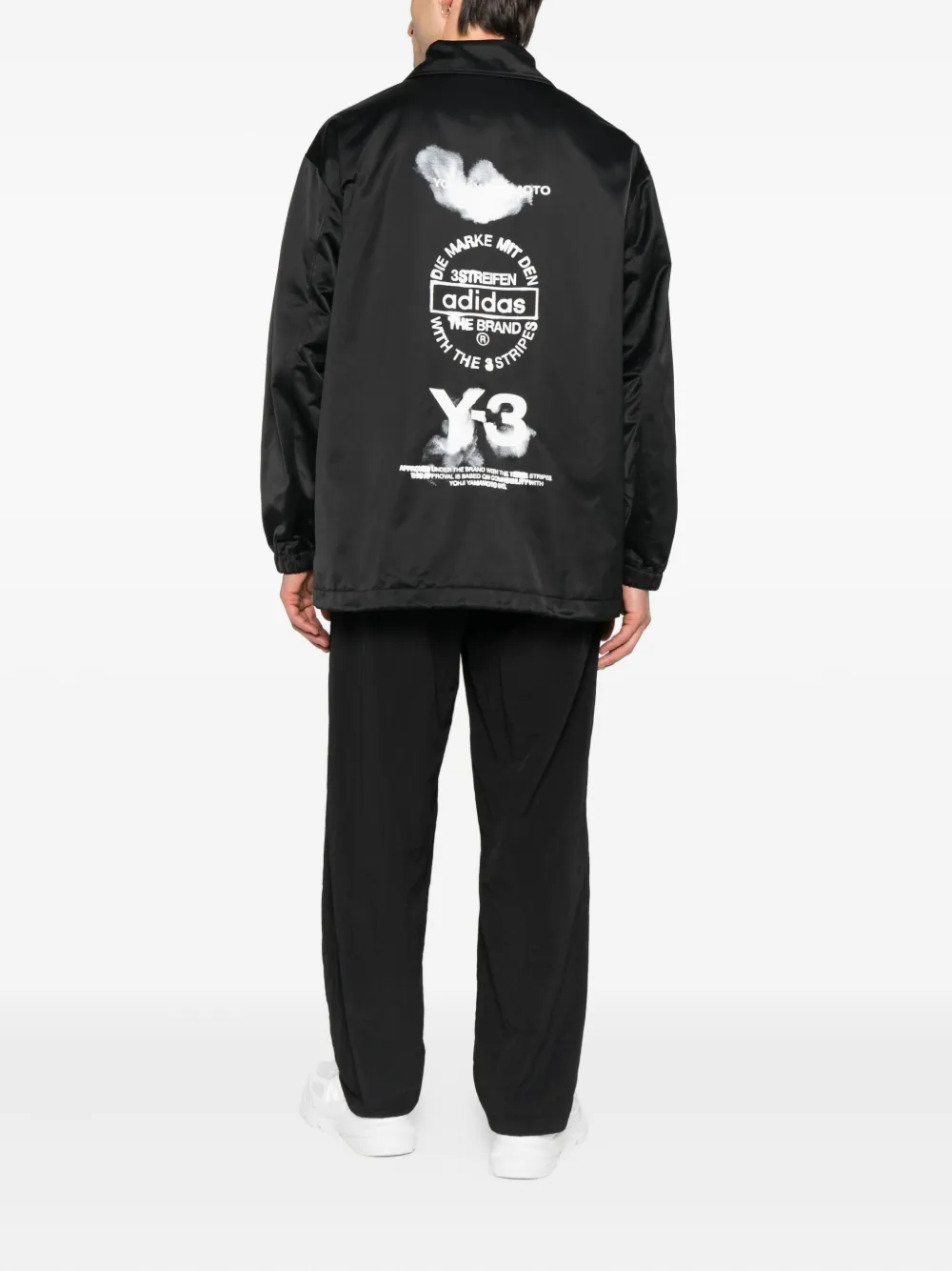 Black jacket,full body view