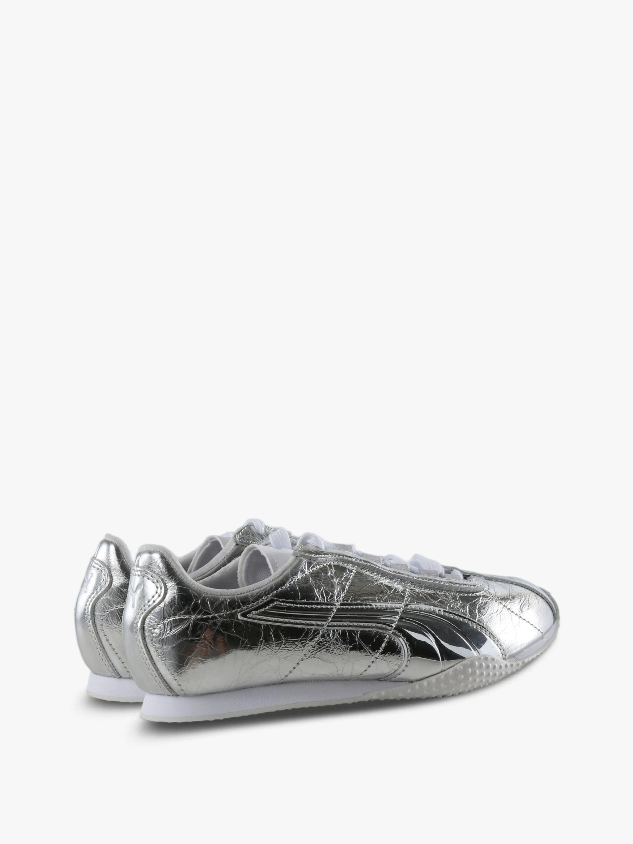 Grey shoes, side view