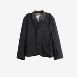 Black blazer, front view