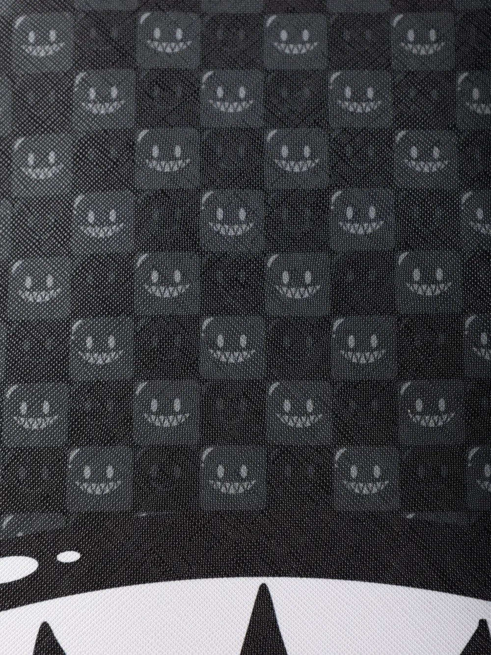 Close up of Black bag, showing detail