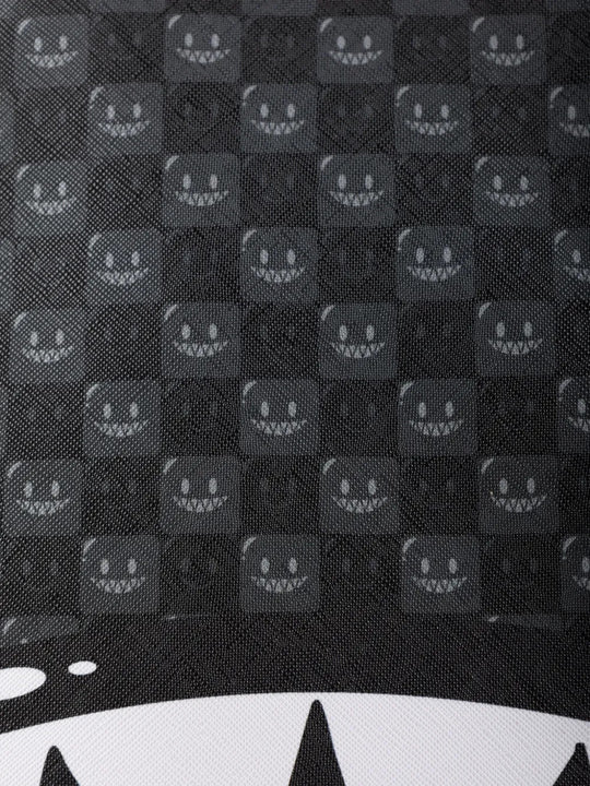 Close up of Black bag, showing detail