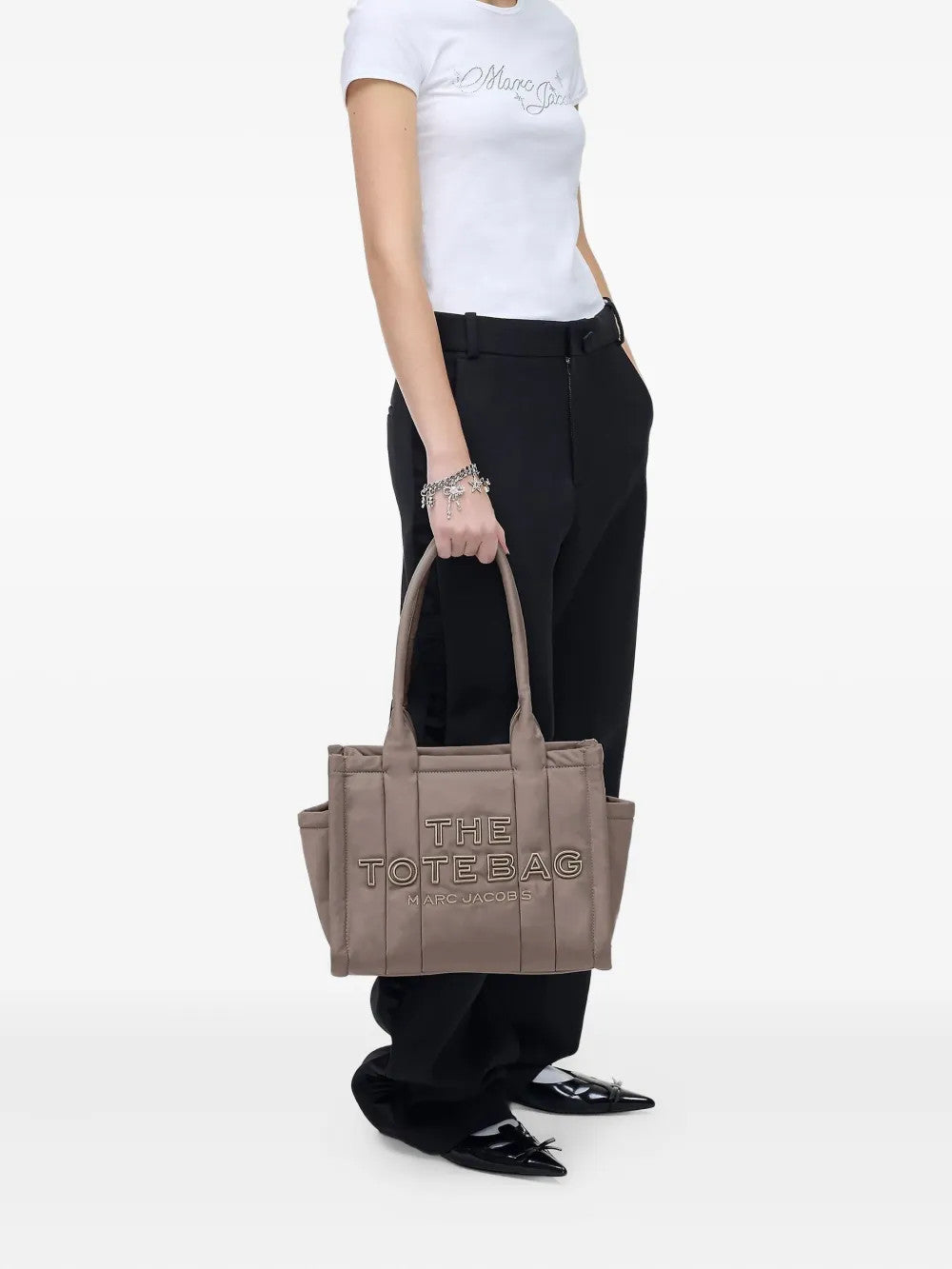 Grey bag, front view