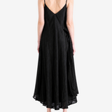 Black dress, full body view