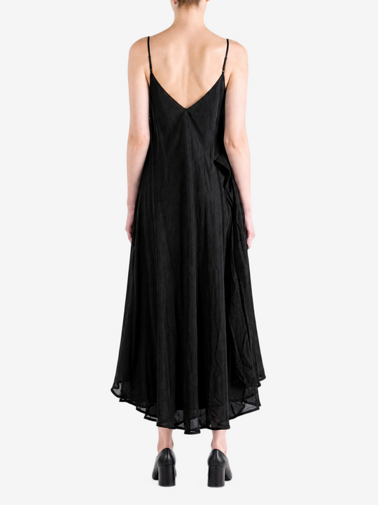 Black dress, full body view