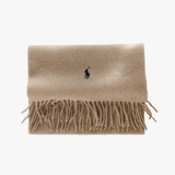 Tan scarf, front view