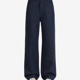 AURALEE - Women Silk Nep Denim 5 Pocket Wide Pants