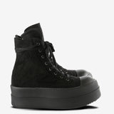 Black sneaker, side view
