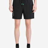 Black shorts, full body view