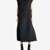 Black dress, full body view