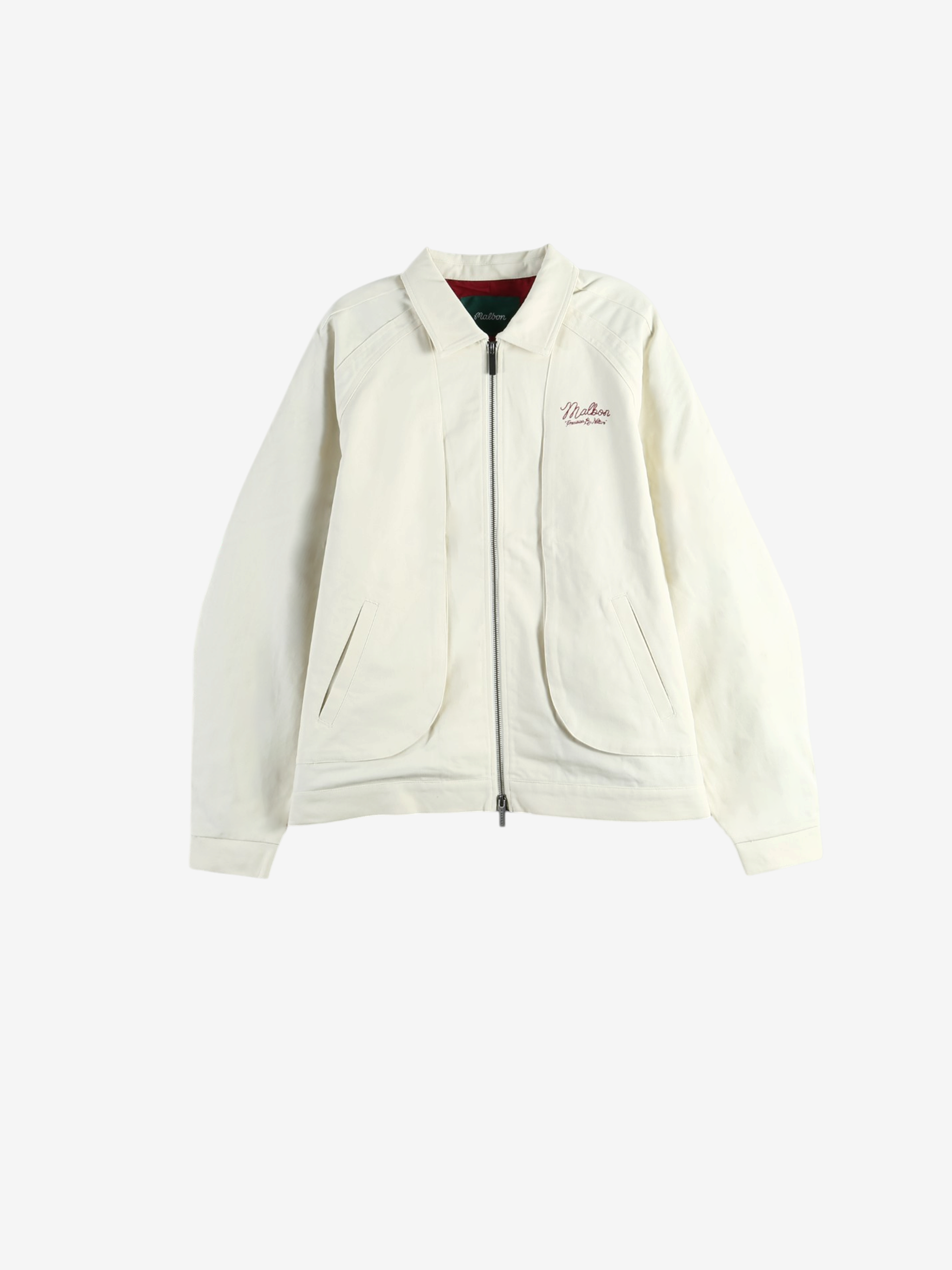 Tan jacket, front view