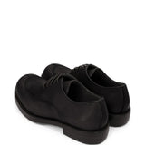 Black shoes, back view